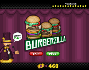 Mini Game - Burgerzilla