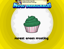 ForestGreenfrostingunlocked!
