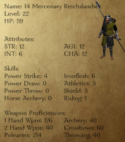 I4 Mercenary Reichslandser