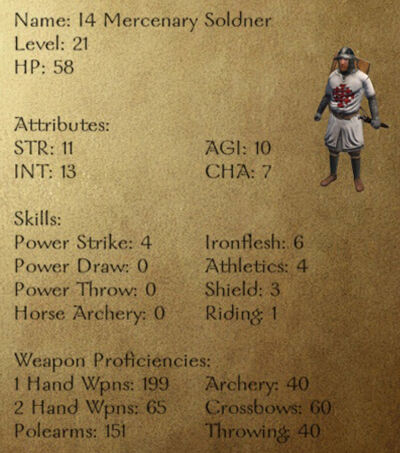 I4 Mercenary Soldner