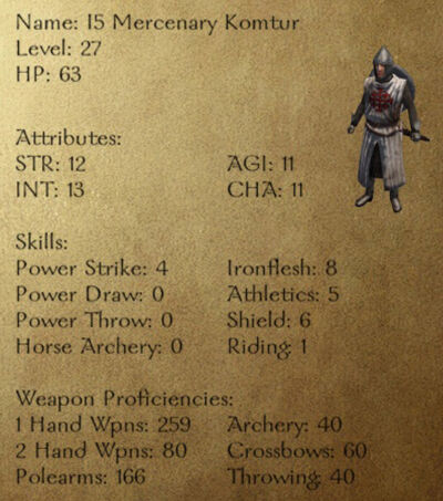 I5 Mercenary Komtur
