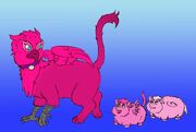 Puffy Griffon and Foals
