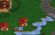 Edenvale Castle - village