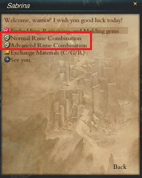 NPCSabrinaInteractionRuneCombination
