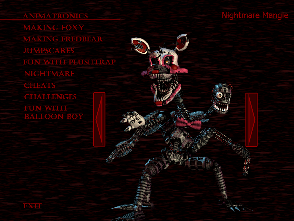 FNAF 4 Halloween Nightmares by FOXYANDMANGLE on DeviantArt