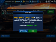 Opening Dimension Rift