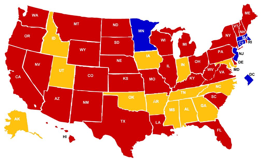 Pres 2016 elec map
