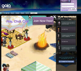 Gaiaonline homepage 2010