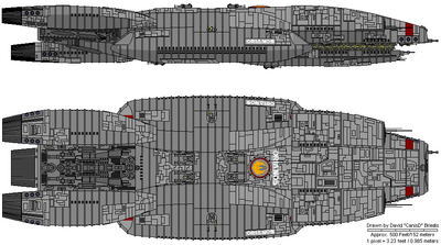 Orianos Class Escort Battlestar