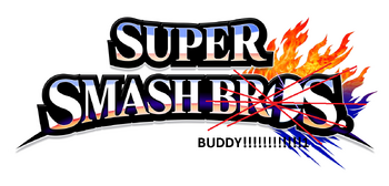 Super Smash Bros 4 merged logo, no subtitle