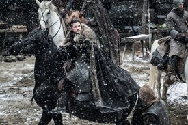 Джон Сноу покидает Винтерфелл 7x02
