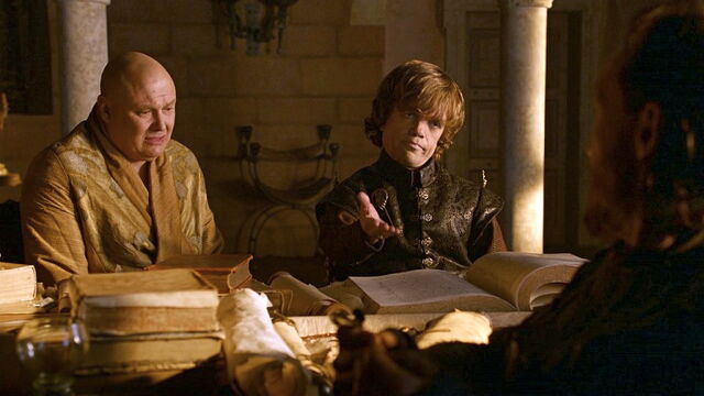 File:Tyrion, Varys and Bronn.jpg