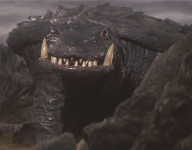 File:Gamera - 5 - vs Jiger - 10 - Gamera arrives to fight Jiger.png