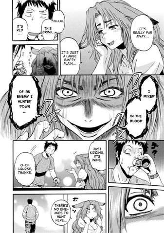 Deliaha cheers Itami up