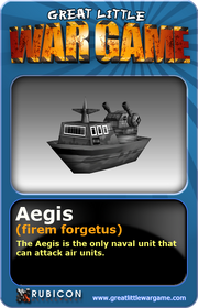 GLWG trading card aegis