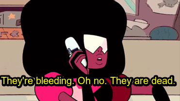 Garnet bleeding