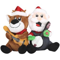 Dueling Banjos-Santa and Reindeer
