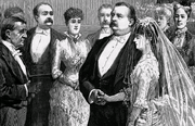 President cleveland wedding