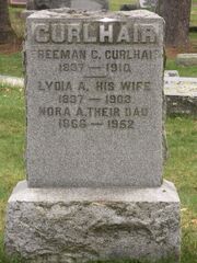 Curlhair-Nora tombstone