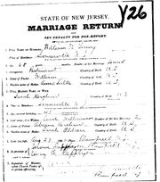 Kershaw Young 1885 marriage