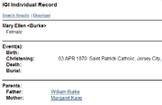 Burke-MaryEllen 1870 baptism