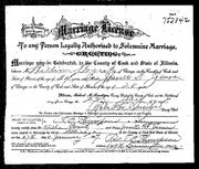 Gogerty Jensen 1917 marriage