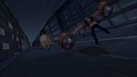 Rex chases Noah