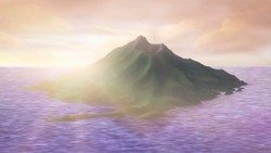 Volcanic island