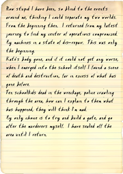 Professor's diary, 6