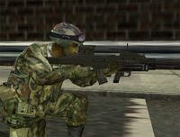 A Ghost with his XM8