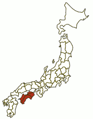 Shikoku map