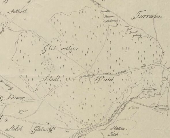 Plik:Karte Gleiwitzer Stadtwald 1812.jpg