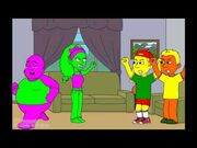 Baby bop grounding barney