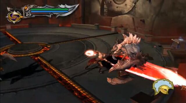 Archivo:Kratos vs minotaur tormentor 2 - GoW.jpg
