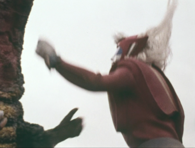File:Go! Godman - Episode 6 Godman vs. Gorosaurus - 30 - Should've thrown him into space.png