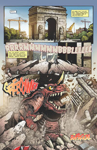 Baragon in the Comic