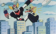Hanappe Bazooka Cameo Grendizer and Mazinger Z