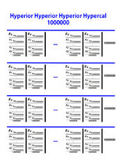 Hyperior Hyperior Hyperior Hypercal