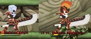 Skeleton Knight and Boss
