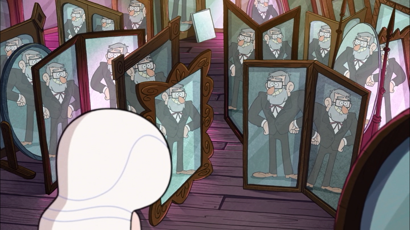 Image S1e11 stan in mirror maze.png Gravity Falls Wiki FANDOM powered by Wikia