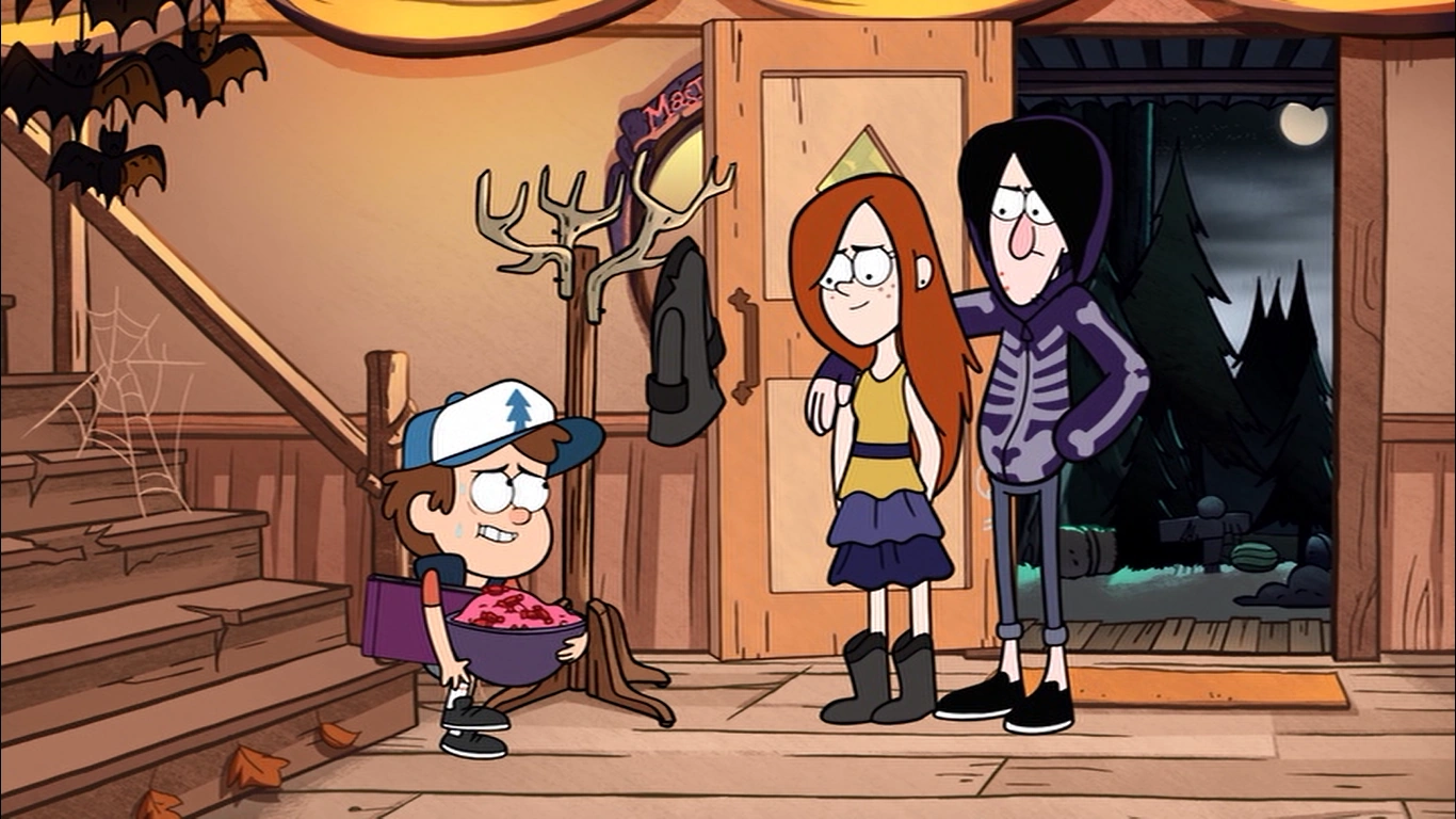 Image S1e12 wendy robbie dipper.png Gravity Falls Wiki FANDOM