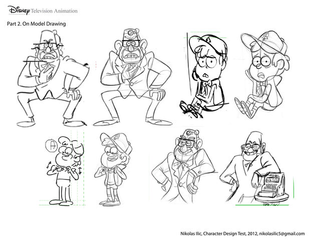 File:Dipper and Grunkle Stan sketches.jpg