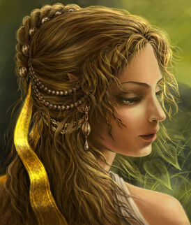 Elven Maiden by edarlein