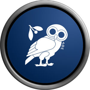Athena funny owl symbol
