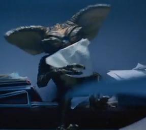 BT Gremlin with paper