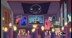 Kate and Allie's shrine to Grojband
