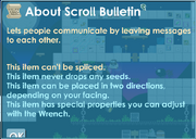 Scroll bulletin