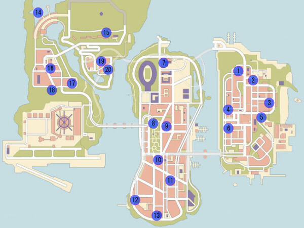 Gta 3 Rampages Map