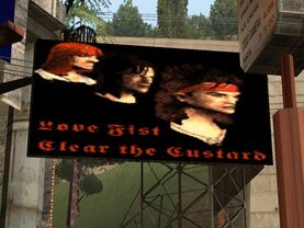 Love Fist billboard