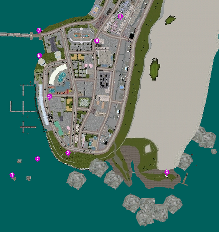 Gta 3 Hidden Package Map Gta 3 Hidden Package Map